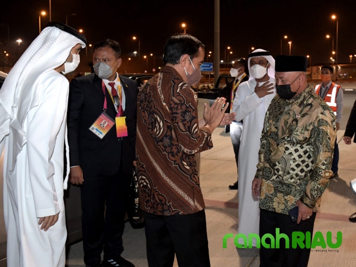 Dari Dubai, Presiden pulang ke Tanah Air